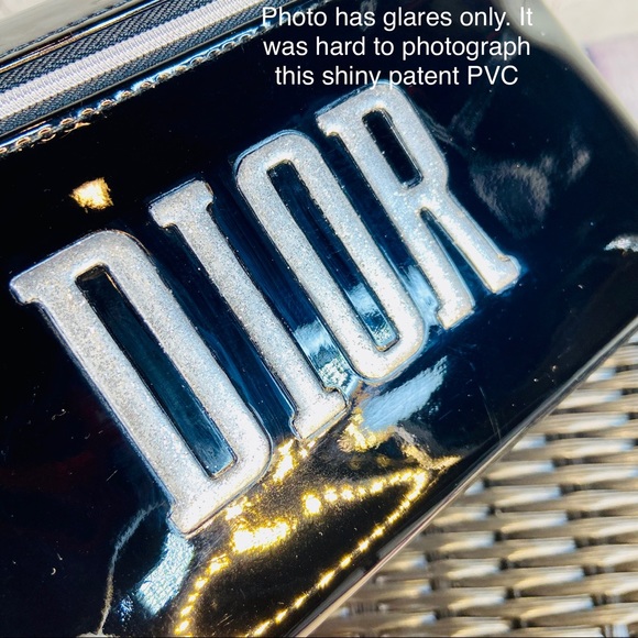 DIOR beauty cosmetic pouch crossbody custom painted - Picture 4 of 9